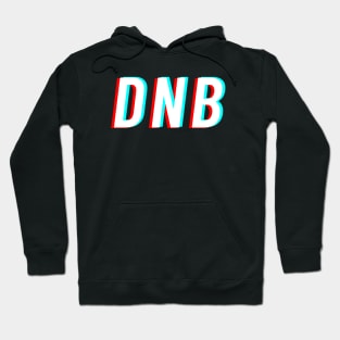 DNB Drum and Bass Glitch Effect Hoodie